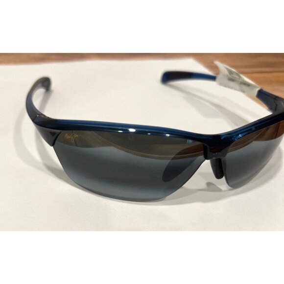 NEW Maui Jim Grey Hot Sands Blue Polarized Sunglasses 426-03 With Case & Cloth - Picture 5 of 8